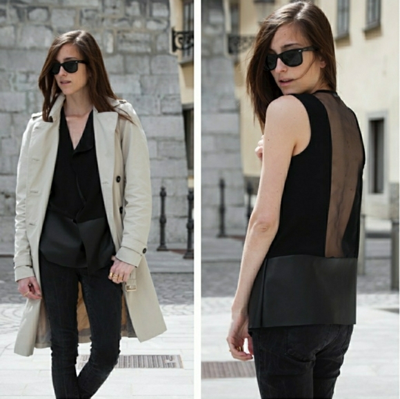 COPY - ZARA COMBINED SLEEVESLESS TOP - Picture 3 of 14